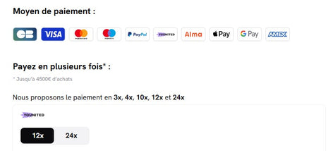 💳 Nos facilités de paiement